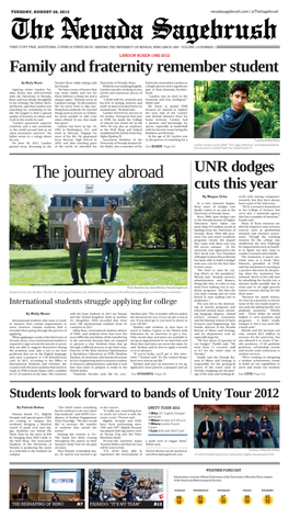The Journey Abroad UNR Dodges Cuts This Year