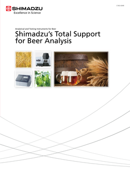 C10G-E049 Shimadzu's Total Support for Beer Analysis