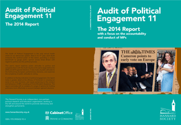 Audit of Political Engagement 11