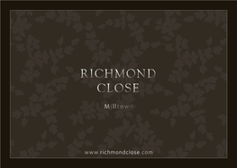 Richmond Close an Exclusive Development of Six Contemporary Family Homes