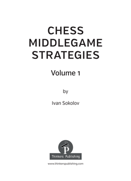 Chess Middlegame Strategies