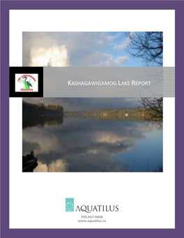 Kashagawigamog Lake Report