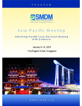 SMDM SMDM Asia-Pacific Conference