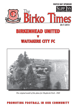 BIRKENHEAD UNITED V WAITAKERE CITY FC