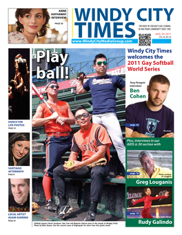 Windy City Times Welcomes the 2011 Gay Softball World Series