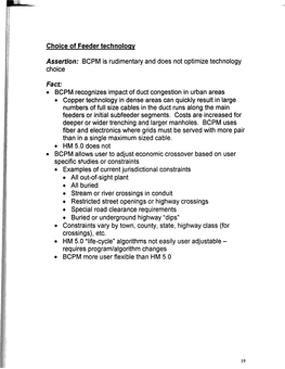 Choice of Feeder Technology Fact