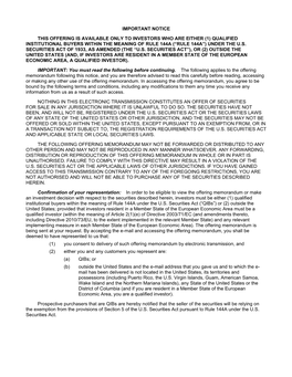 (1) Qualified Institutional Buyers Within the Meaning of Rule 144A (“Rule 144A”) Under the U.S