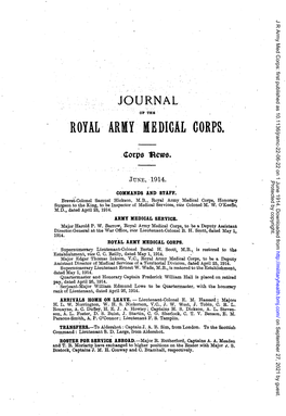 Royal Army Medical Corps