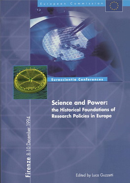 The Historical Foundations of Research Policies in Europe