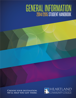 General Information 2014/2015 Student Handbook