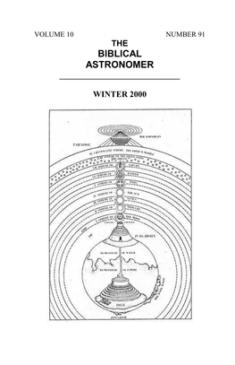 Biblical Astronomer ______