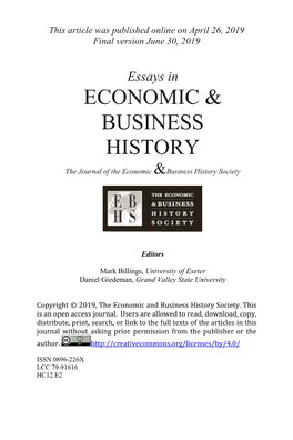 Economic & Business History