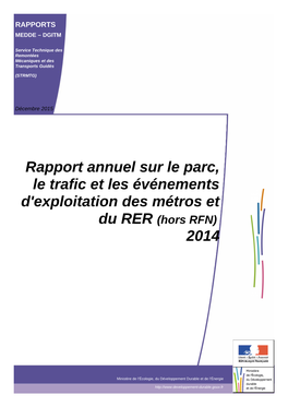 Rapport Evenements Metros R