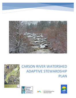 Carson River Watershed Stewardship Plan