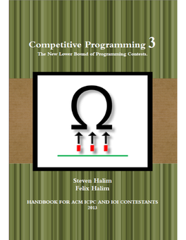 1.1 Competitive Programming