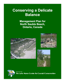 North Sauble Beach Management Plan 2007