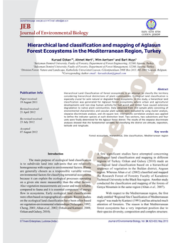 Paper Received: Especially Crucial for Semi Natural Or Degraded Forest Ecosystems