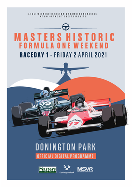 Masters Historic Formula One Weekend Raceday 1 - Friday 2 April 2021