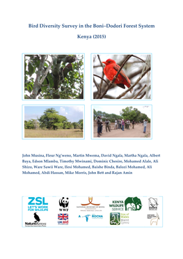Kenya Boni-Dodori Forest Bird Survey Report