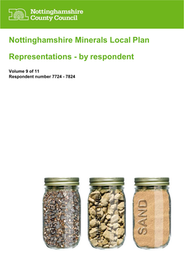 Nottinghamshire Minerals Local Plan