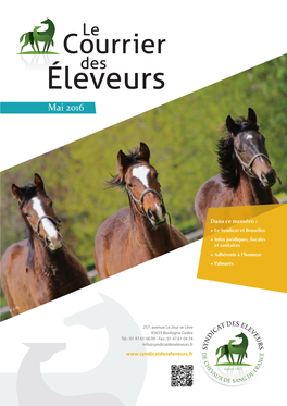 Éleveurs Mai 2016