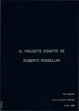 Roberto Rossellini Dins La Modernitat Cinematogràfica