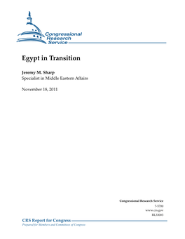 Egypt in Transition