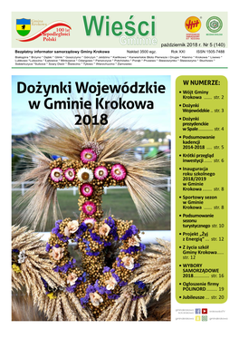 Dożynki Wojewódzkie W Gminie Krokowa 2018