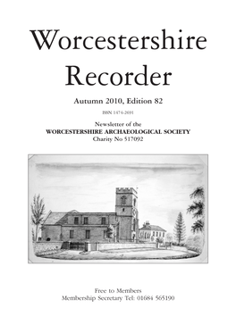Worcs Recorder Issue 82