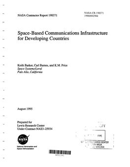 Space-Based Communications Infrastructure for Developing Countries