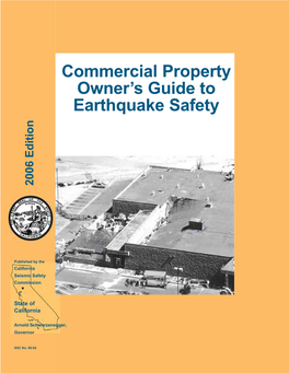 Commercial Property Owner's Guide to Earthquake Safety (Booklet)