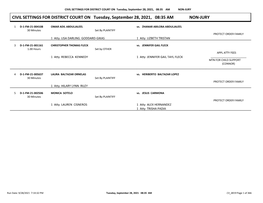 Non-Jury Future Settings Report