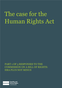 The Case for the Human Rights Act
