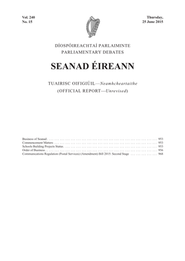 Seanad Éireann