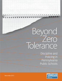 Discipline and Policing in Pennsylvania Public Schools