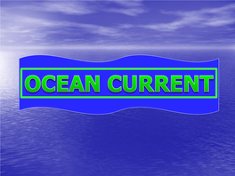 Oceanic Currents