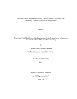 The Impact of Dry Air on the Location of Tornado Outbreaks Associated with Landfalling Tropical Cyclones in the Atlantic Basin