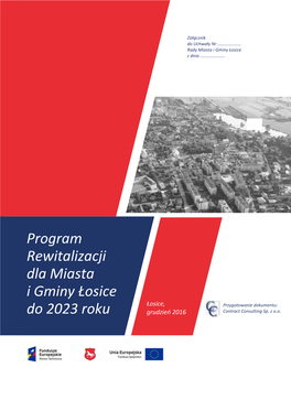 Program Rewitalizacji Dla Miasta I Gminy Łosice Do 2023 Roku