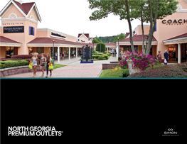 North Georgia Premium Outlets® the Simon Experience — Where Brands & Communities Come Together