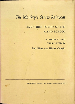 The Monkey's Straw Raincoat