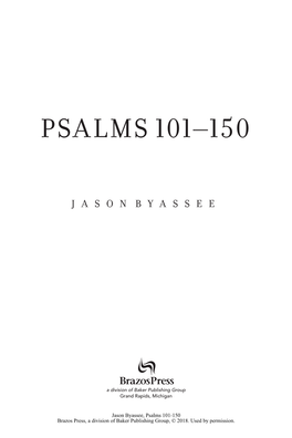 Psalms 101–150