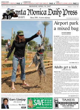 Airport Park a Mixed Bag by KEVIN HERRERA Daily Press Staff Writer