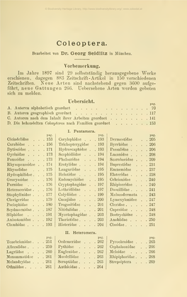 Archiv Für Naturgeschichte