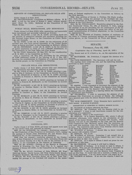 Congressional Record-Senate. J .Une 22