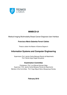 MIMBCD-UI Information Systems and Computer Engineering