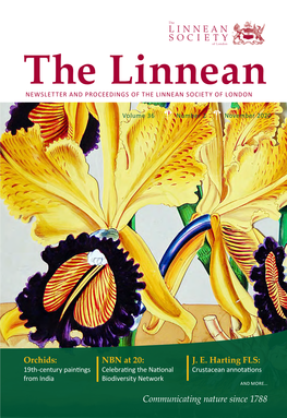 The Linnean NEWSLETTER and PROCEEDINGS of the LINNEAN SOCIETY of LONDON