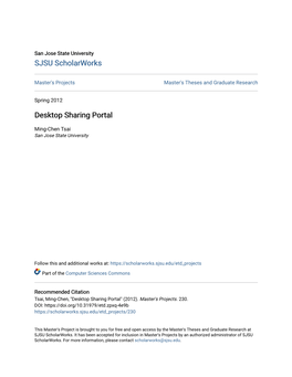 Desktop Sharing Portal