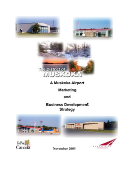 A Muskoka Airport Marketing and Business Development Strategy
