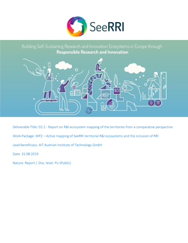 Deliverable Title: D2.2 - Report on R&I Ecosystem Mapping of the Territories from a Comparative Perspective