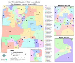 View a Map of NM's House Districts HERE